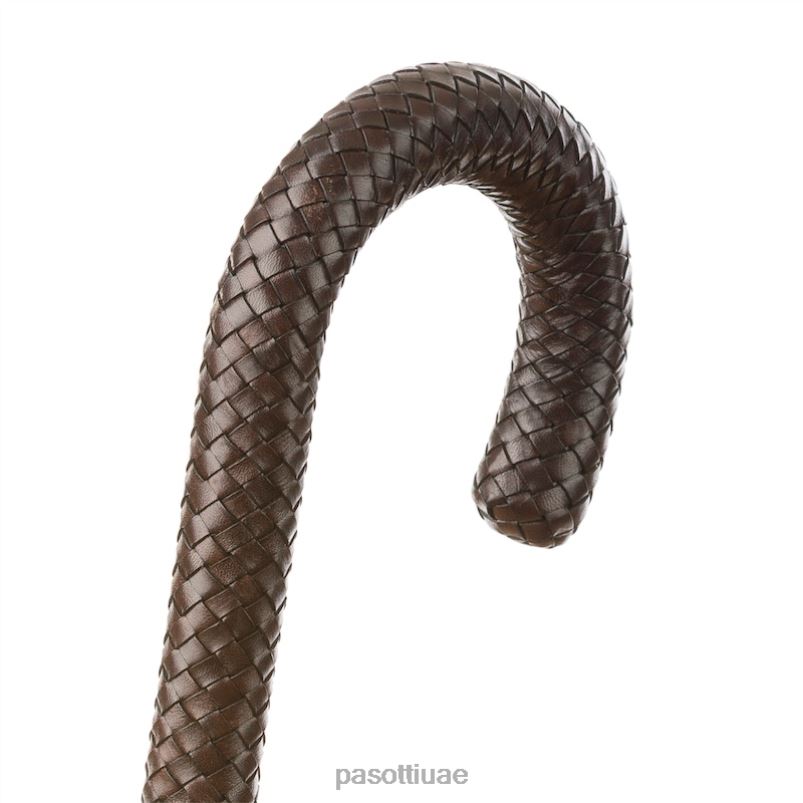 مظلة | 478 5880-3 n37 - مظلة كلاسيكية بمقبض جلدي مضفر PASOTTI Z446V137